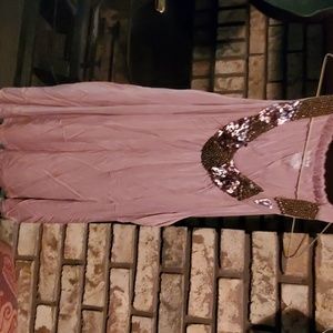 Dark beige embellished top